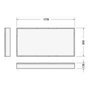 Duravit Receveur de douche rectangulaire D-Code 180x90x8,5 cm, blanc-4