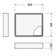 Duravit Receveur de douche rectangulaire D-Code 90x75x8,5 cm, antidérapant, blanc-5