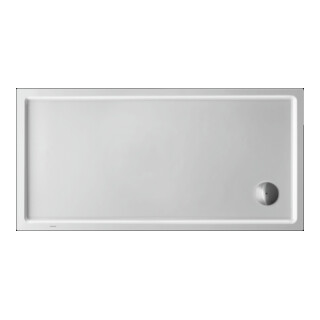 Duravit Receveur de douche rectangulaire Starck Slimline 140x70x5,5 cm, antidérapant, blanc