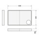 Duravit Receveur de douche rectangulaire Starck Slimline 140x90x5,5 cm, antidérapant, blanc-4