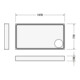 Duravit Receveur de douche rectangulaire Starck Slimline 150x80x6 cm, antidérapant, blanc