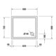 Duravit Receveur de douche rectangulaire Starck Slimline 90x80x4,5 cm, antidérapant, blanc