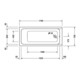 Duravit Rechteck-Badewanne D-CODE 1 Rückenschräge, weiß 1700 x 750 mm-5