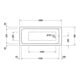 Duravit Rechteck-Badewanne D-Code 160x70x45cm, Abl i Fußber., 1 RS, weiß-3