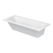 Duravit Rechteck-Badewanne D-Code 170x70x42cm, zentraler Abl, 1 RS, weiß