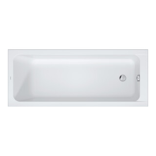 Duravit Rechteck-Badewanne D-Code 170x70x45cm, Abl i Fußber., 1 RS, weiß