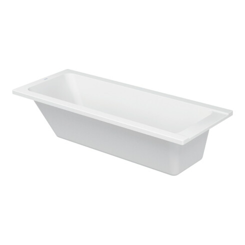 Duravit Rechteck-Badewanne D-Code 170x75x42cm, zentraler Abl, 1 RS, weiß