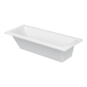 Duravit Rechteck-Badewanne D-Code 170x75x42cm, zentraler Abl, 1 RS, weiß