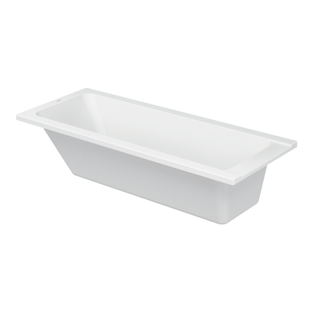 Duravit Rechteck-Badewanne D-Code 170x75x42cm, zentraler Abl, 1 RS, weiß