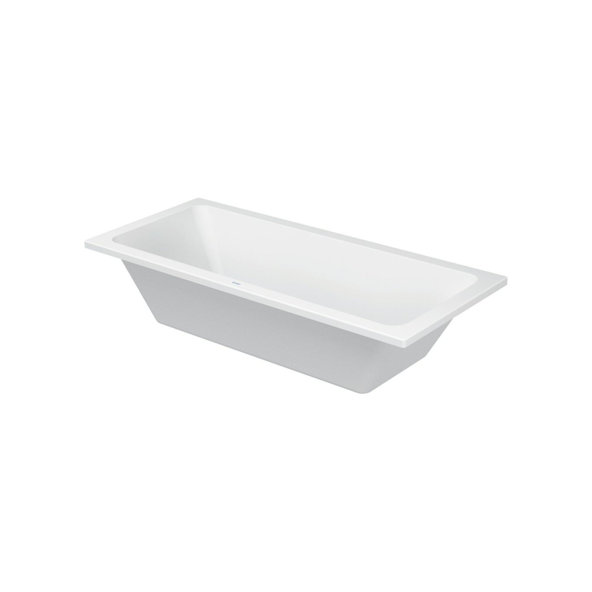 Duravit Rechteck-Badewanne D-Code 180x80x42cm, Zentraler Abl, 2 RS, weiß