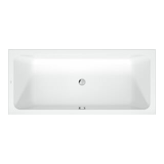 Duravit Rechteck-Badewanne D-Code 180x80x45cm, Abl i Fußber., 1 RS, weiß