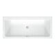 Duravit Rechteck-Badewanne D-Code 180x80x45cm, Abl i Fußber., 1 RS, weiß-1