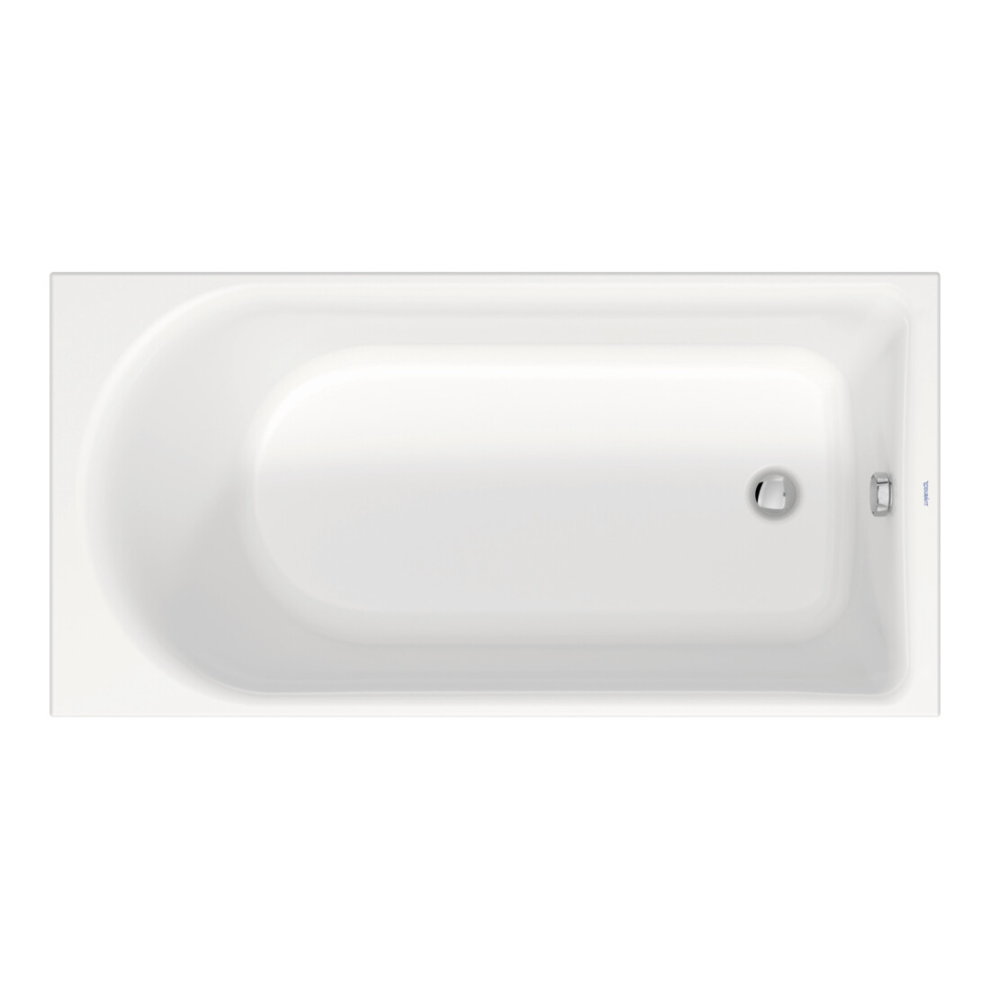 Duravit Rechteck-Badewanne D-Neo 150x75x46,5cm, EB-Version, 1 RS, weiß