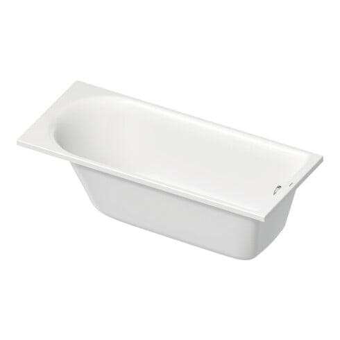 Duravit Rechteck-Badewanne D-Neo 160x70x46,5cm, EB-Version, 1 RS, weiß