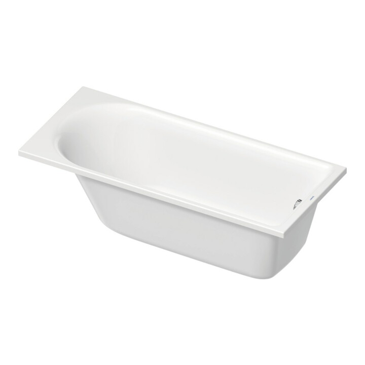 Duravit Rechteck-Badewanne D-Neo 160x70x46,5cm, EB-Version, 1 RS, weiß