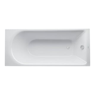 Duravit Rechteck-Badewanne D-Neo 170x75x46,5cm, EB-Version, 1 RS, weiß