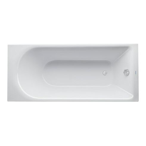 Duravit Rechteck-Badewanne D-Neo 170x75x46,5cm, EB-Version, 1 RS, weiß