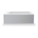 Duravit Rechteck-Badewanne D-Neo 170x75x46,5cm, EB-Version, 1 RS, weiß-2