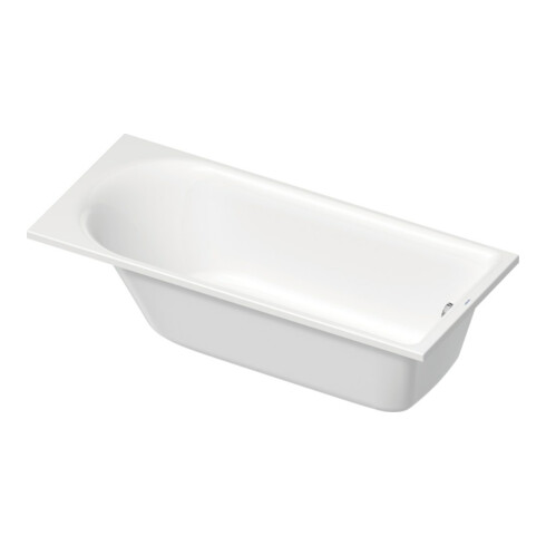 Duravit Rechteck-Badewanne D-Neo 180x80x46,5cm, EB-Version, 1 RS, weiß