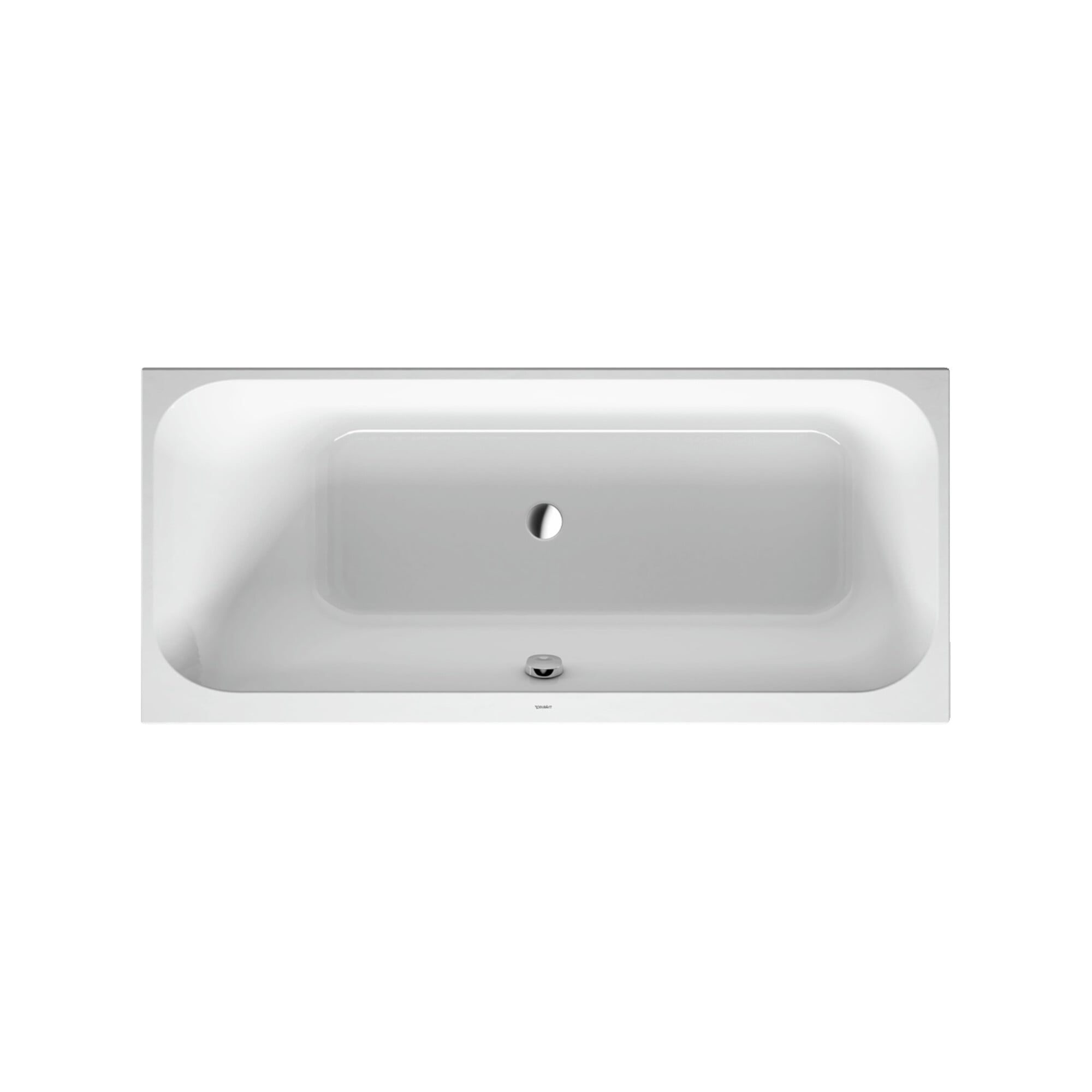 Duravit Rechteck-Badewanne Happy D.2 160x70x46cm, Einbauvers., 1 RS li, weiß