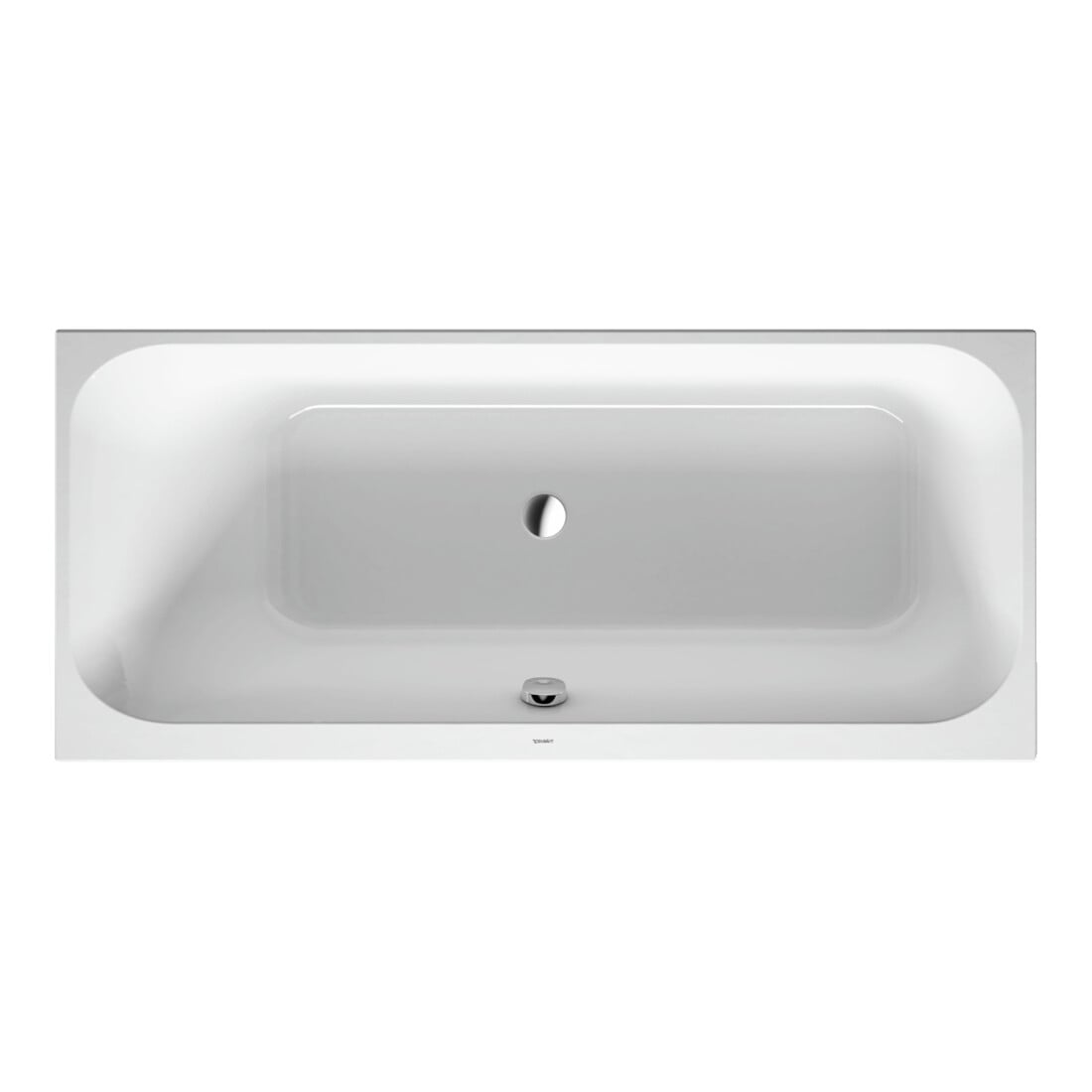 Duravit Rechteck-Badewanne Happy D.2 170x70x46cm, Einbauvers., 1 RS li, weiß
