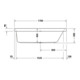 Duravit Rechteck-Badewanne Happy D.2 170x70x46cm, Einbauvers., 1 RS re, weiß-4