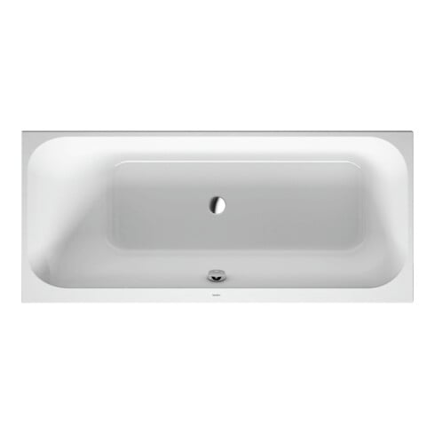 Duravit Rechteck-Badewanne Happy D.2 170x75x46cm, Einbauvers., 1 RS li, weiß