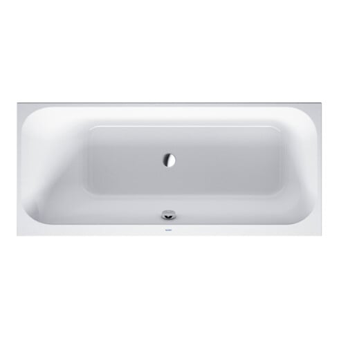 Duravit Rechteck-Badewanne Happy D.2 170x75x46cm, Einbauvers., 1 RS li, weiß