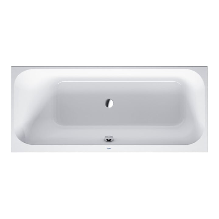 Duravit Rechteck-Badewanne Happy D.2 170x75x46cm, Einbauvers., 1 RS li, weiß