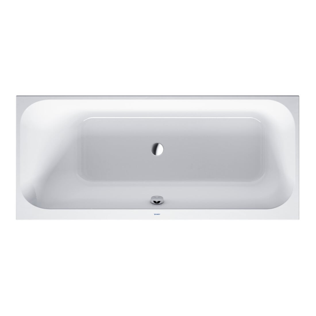 Duravit Rechteck-Badewanne Happy D.2 170x75x46cm, Einbauvers., 1 RS li, weiß