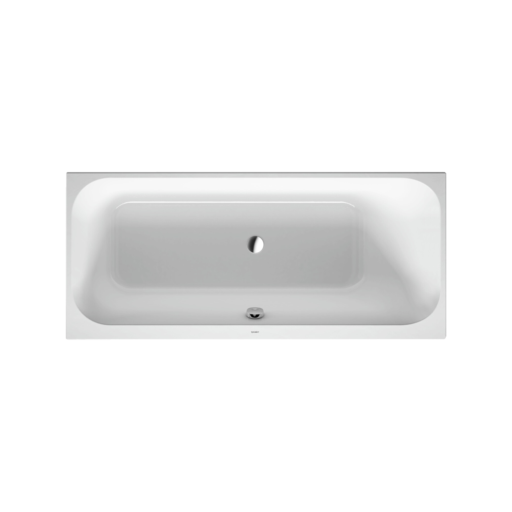 Duravit Rechteck-Badewanne Happy D.2 170x75x46cm, Einbauvers., 1 RS re, weiß