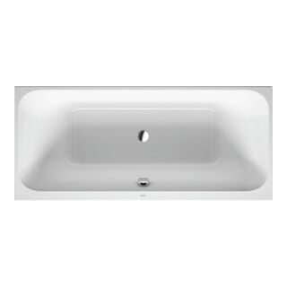 Duravit Rechteck-Badewanne Happy D.2 180x80x46cm, EB-Version, 2 RS, weiß