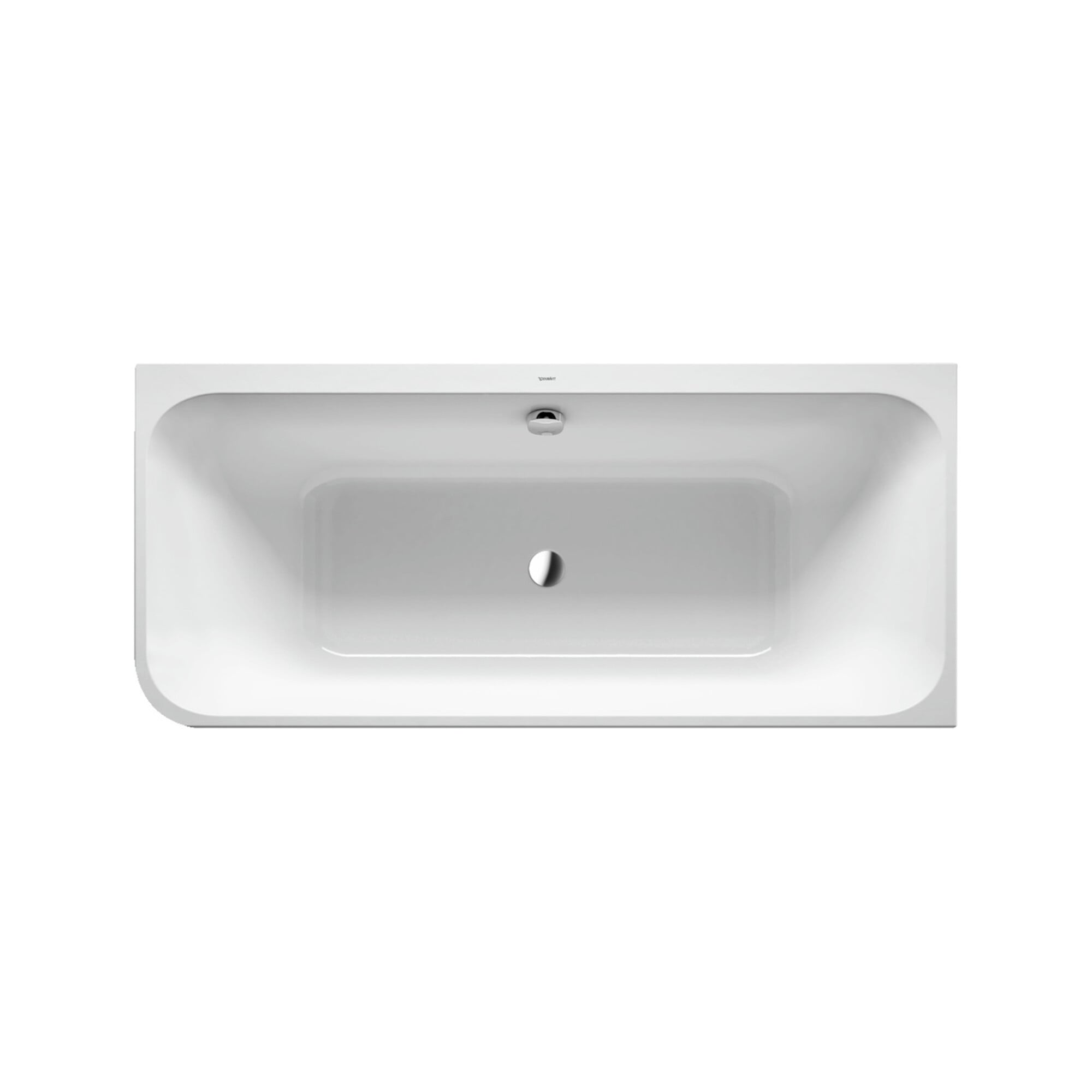 Duravit Rechteck-Badewanne Happy D.2 180x80x46cm, Eck re, 2 RS, weiß