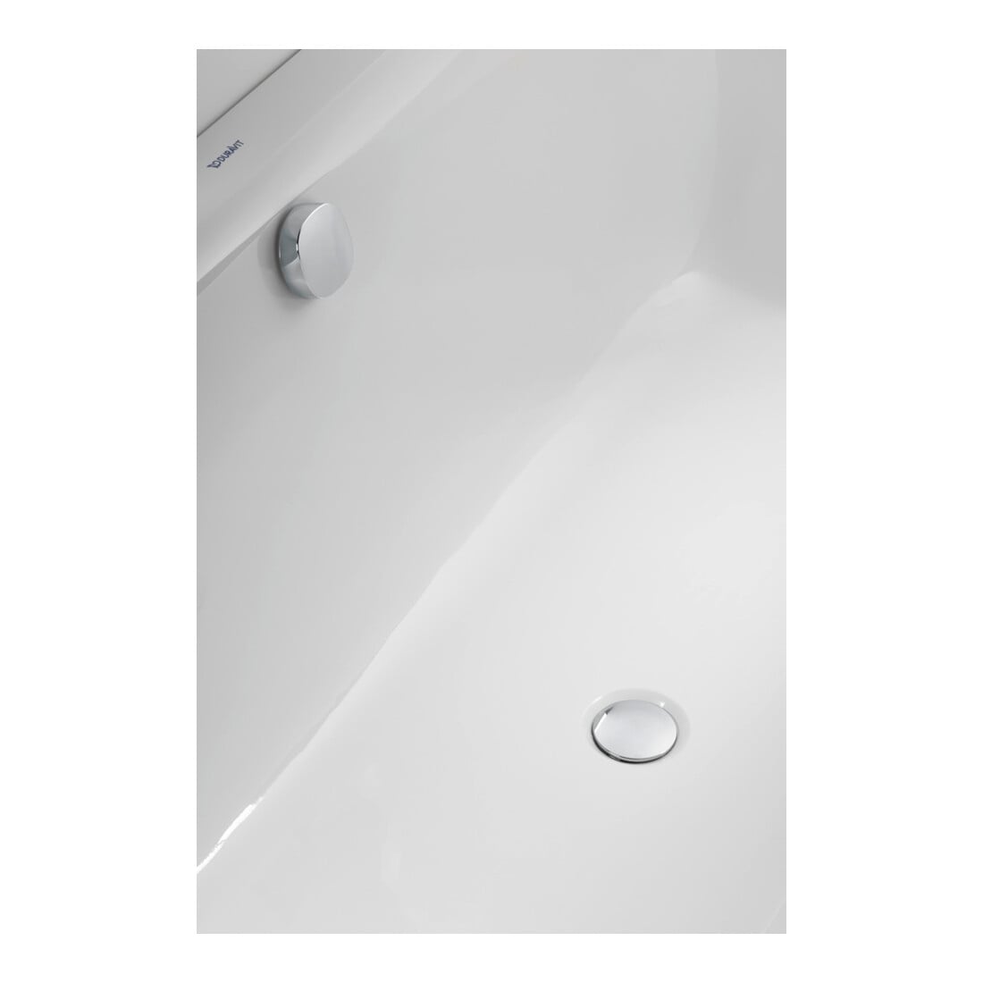 Duravit Rechteck-Badewanne Happy D.2 180x80x46cm, Eck re, 2 RS, weiß