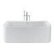 Duravit Rechteck-Badewanne Happy D.2 Plus 180x80x46cm, f., Acr.-Verkl gra matt, we-1