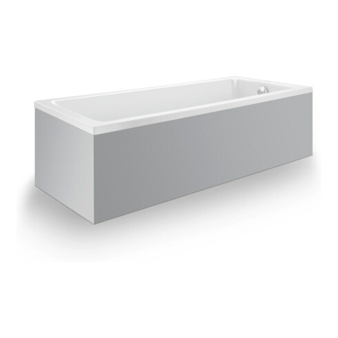 Duravit Rechteck-Badewanne No. 1 150x70x40cm, EB-Version, m 1 RS, weiß