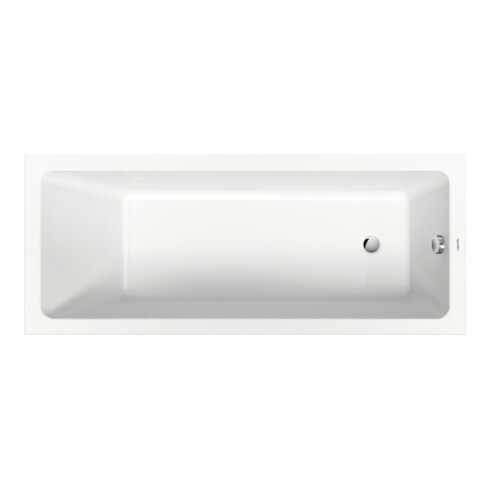 Duravit Rechteck-Badewanne No. 1 170x70x40cm, EB-Version, m 1 RS, weiß