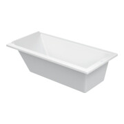 Duravit Rechteck-Badewanne Starck 170x80x46cm, EB-Version, 1 RS, weiß