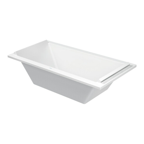 Duravit Rechteck-Badewanne Starck 180x90x46cm, EB-Vers., 2 RS, m MA, we