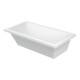Duravit Rechteck-Badewanne Starck 180x90x46cm, EB-Version, 1 RS, m ÜL, we-1