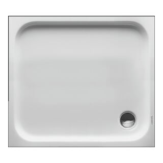 Duravit Rechteck-Duschwanne D-Code 100x90x8,5cm, Antislip, weiß