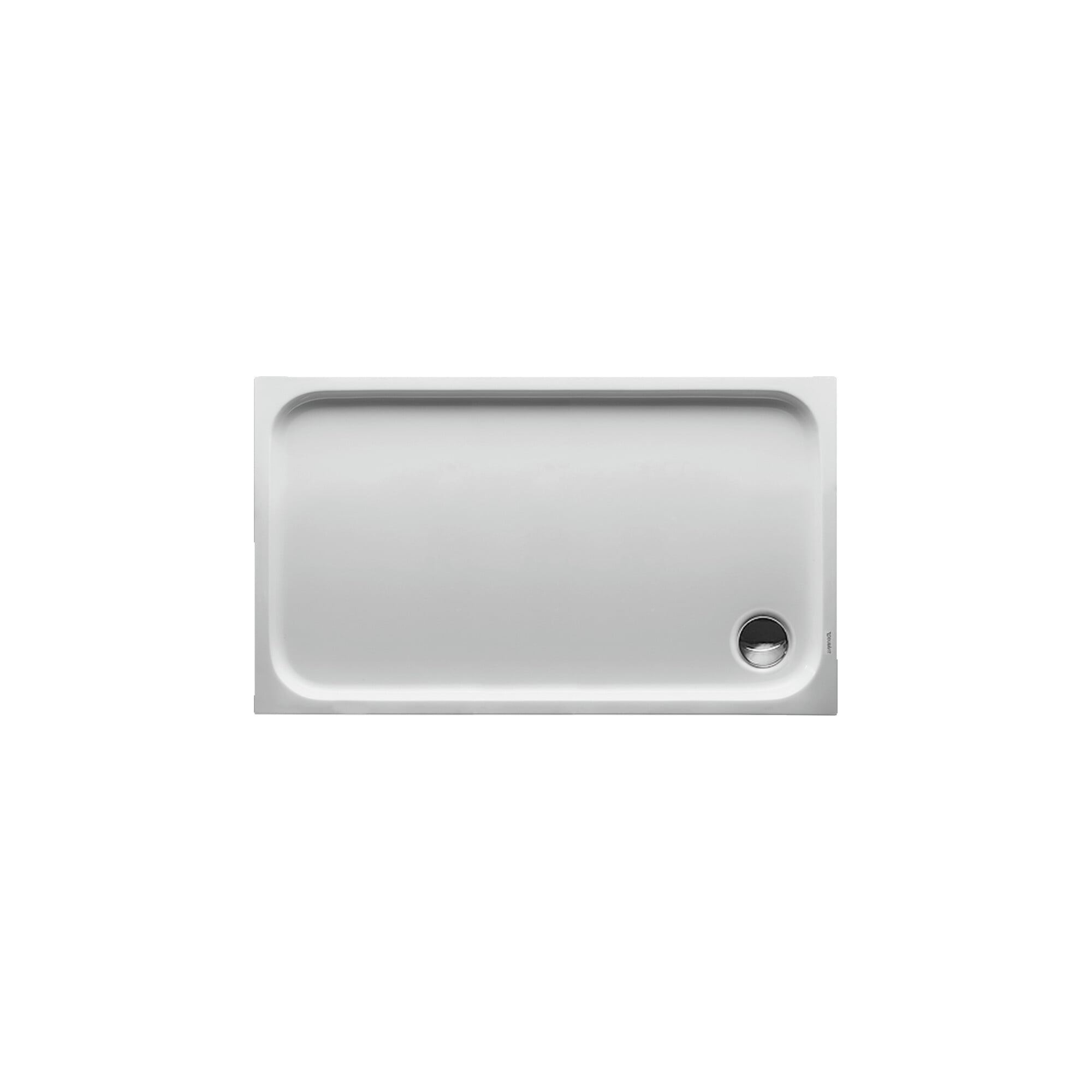 Duravit Rechteck-Duschwanne D-Code 120x70x8,5cm, Antislip, weiß