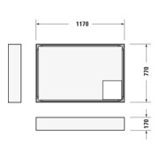 Duravit Rechteck-Duschwanne D-Code 120x80x8,5cm, Antislip, weiß-2