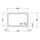 Duravit Rechteck-Duschwanne D-Code 120x80x8,5cm, weiß-5
