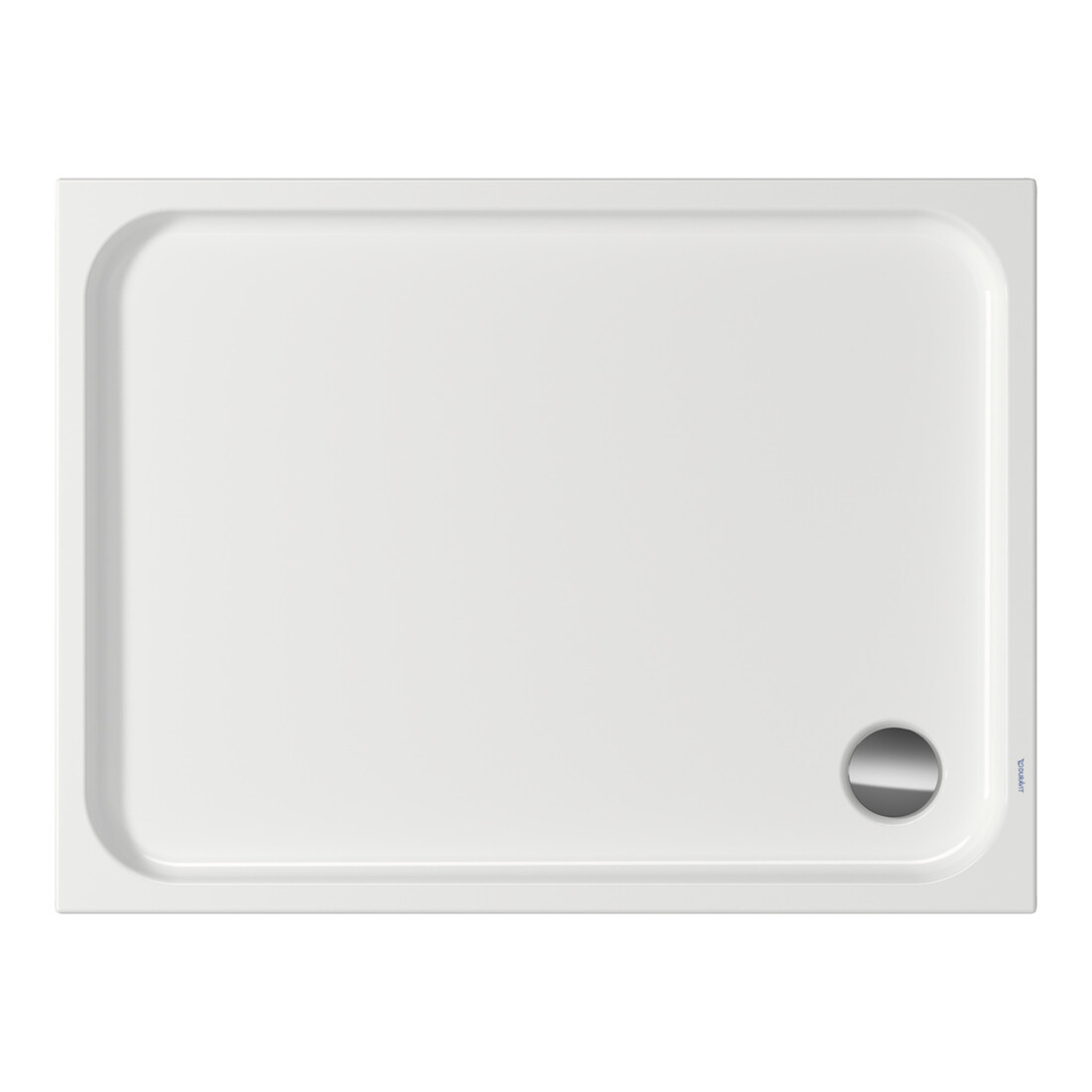 Duravit Rechteck-Duschwanne D-Code 120x90x8,5cm, Antislip, weiß