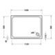 Duravit Rechteck-Duschwanne D-Code 120x90x8,5cm, Antislip, weiß-3
