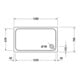 Duravit Rechteck-Duschwanne D-Code 130x75x8,5cm, Antislip, weiß-2