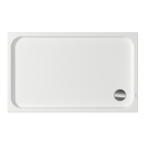 Duravit Rechteck-Duschwanne D-Code 130x80x8,5cm, weiß