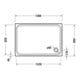 Duravit Rechteck-Duschwanne D-Code 130x90x8,5cm, Antislip, weiß-4