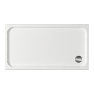 Duravit Rechteck-Duschwanne D-Code 140x75x8,5cm, Antislip, weiß